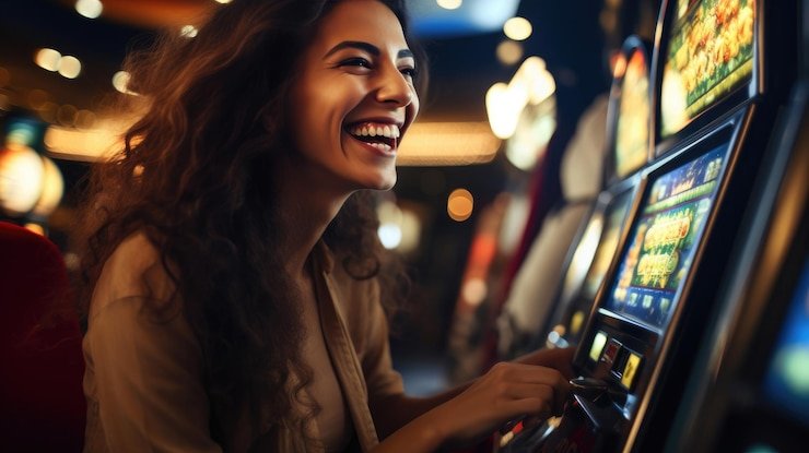 Pengguna menikmati akses hiburan bertanggung jawab memakai ponsel cerdas di platform pawangslot