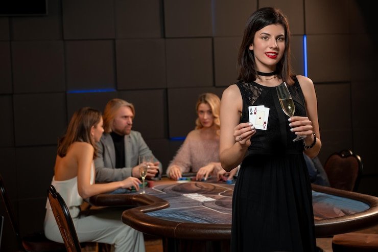Pengguna pawangslot bermain live casino dengan dealer profesional secara langsung